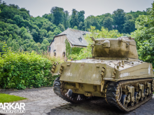 Oude tank in Luxemburg
